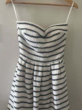 WOW couture Strapless Sweetheart Dress in White and Black